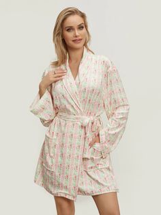 Thickness : Normal

Season : Spring

Dresses Length : Above Knee, Mini

Material Composition : Robes

Pattern Type : Floral

Sleeve Length(cm) : Full

Fabric Type : Jersey

Material : Cotton,Polyester

Gender : Women

Size (inch)

S Length: 33.07 Bust: 47.24

M Length: 33.46 Bust: 48.82

L Length: 33.86 Bust: 51.18 Pockets Details, Goth Outfit, Belted Robe, Women's Robe, Floral Sleeve, Intricate Embroidery, Crop Top Blouse, Maxi Dress Party, Dress Trousers