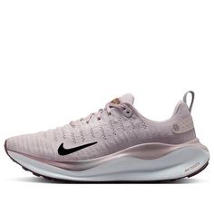 (WMNS) Nike ReactX Infinity Run 4 'Pink White' DR2670-010 Pink Breathable Functional Running Shoes, Functional Pink Nike Running Shoes, Pink Nike Functional Running Shoes, Pink Nike Running Shoes Functional Style, Pink Nike Running Shoes For Marathon, Functional Pink Running Shoes For Sports, Pink Functional Running Shoes, Nike Pink Running Shoes For Light Sports, Functional Pink Running Shoes