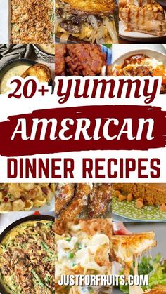 20 yummy american dinner recipes that are delicious and easy to make with the help of your family