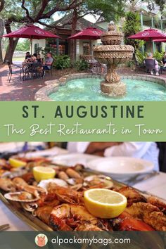 17 Best Restaurants in St Augustine Beach Vacations In The Us, St Augustine Florida Restaurants, St Augustine Restaurants, East Coast Beach, Florida Vacation Spots, Puerto Rico Vacation, Travel Florida, Vacations In The Us