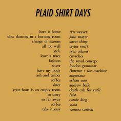 a poster with the words paid shirt days written in black and white on an orange background