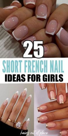 Neutral Nail Tips, Short Nail French Manicure Ideas, French Manicure Designs With Glitter, Nails Acrylic Neutral Classy, French Gel Manicure Designs, Bare Nails Acrylic, Nails French Manicure Color, Short Gel X French Tip, French Tip Nails Ideas Short