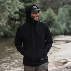 This product is being 86ed! Quantities and sizes are limited - What we have is what we have, so get them before they’re gone. Stay cozy in style with Grunt Style's Men's Waffle Top Hoodie! Made with ultra-comfortable and durable 100% Polyester, this classic black hoodie provides unbeatable comfort and will keep you warm on chilly days. Feel confident anytime you step out wearing this reliable and stylish hoodie! See what other Outerwear Grunt Style has to offer, including the Collection of Waffl Black Hoodie For Fall, Comfortable Black Hoodie For Fall, Casual Fleece Hoodie For Outdoor, Casual Outdoor Fleece Hoodie, Outdoor Fleece Hoodie With Kangaroo Pocket, Fall Hoodie With Fleece Lining For Outdoor, Fall Outdoor Hoodie With Fleece Lining, Black Long Sleeve Hoodie For Outdoor Activities, Urban Hoodie For Outdoor Activities In Fall