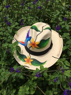 Hand Painted Gifts, Hat Handmade, Straw Hats, Costume Hats, Oct 11, Straw Hat, Gift For Mom, Hat Fashion, Headpiece