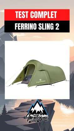 a tent with the text test complete ferrino sling 2