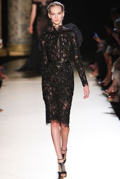 Elie Saab Fall 2012 Couture Black Bling Dress, 2012 Couture, Bling Dress, Elie Saab Couture, Collection Couture, Dreamy Dress, Classy And Fabulous