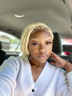 Faux Locs, Black Women, Hair Color, Blonde