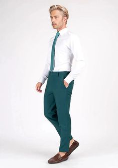 Boldly refined and fashion forward, the Diamantia Teal Stretch Pants are crafted from unique stretch cotton fabric for extra comfort in an eye-catching and polished color that's sure to get attention. Stretch Cotton Fabric, Body Posture, Body Proportions, Stretch Pants, Fabric Samples, Stretch Cotton, Fashion Forward, Custom Made, Cotton Fabric