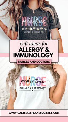 Show your appreciation for the Allergy and Immunology nurses in your life with these cute gift ideas! Here are some cute allergy nurse shirts that are perfect for healthcare professionals who specialize in pediatric allergy and immunology as well as sweatshirts designed with MDs and PAs in mind. Whether you’re looking for an immunology nurse shirt or a thoughtful gift for a colleague, this shirt combines style and pride in your profession. Cute Gift Ideas, Ocean Gifts, Nurse Shirts, Nurses Week, Nurse Shirt, Phoenix Arizona, Nursing Shirts, Cute Gift, Nursing School