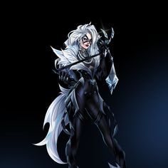 ArtStation - Marvel Rivals Black Cat - Fan Art, A.V. Gwin Marvel Rivals Spider-man, Black Cat Concept Art, Marvel Villains Art, Marvel Rivals Art, Black Superhero Suit, Black Cat Redesign, Black Cat Marvel Art, Villain Design Concept Art, Cat Concept Art