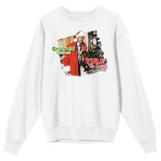 Christmas time will be a whole lot more fun in this juniors' National Lampoons Christmas Vacation sweatshirt. Christmas time will be a whole lot more fun in this juniors' National Lampoons Christmas Vacation sweatshirt. FEATURES Soft hand feel Long sleeves CrewneckFABRIC & CARE Cotton Machine wash and tumble dry low Imported Size: Small. Color: White. Gender: female. Age Group: kids. Lampoons Christmas Vacation, Griswold Christmas, National Lampoons Christmas, Lampoons Christmas, National Lampoons Christmas Vacation, Lampoon's Christmas Vacation, National Lampoons, Holiday Vacation, Sweatshirt Christmas