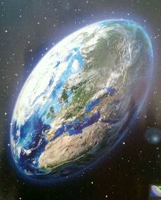 an artist's rendering of the earth from space