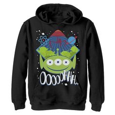 He'll love showing off his style with this Disney / Pixar's Toy Story boys' Aliens Cartoon Style Graphic Fleece Hoodie. Â© Disney/Pixar Attached hood Long sleevesFABRIC & CARE Cotton, polyester Machine wash Imported He'll love showing off his style with this Disney / Pixar's Toy Story boys' Aliens Cartoon Style Graphic Fleece Hoodie. Â�© Disney/Pixar Disney / Pixar He'll love showing off his style with this Disney / Pixar's Toy Story boys' Aliens Cartoon Style Graphic Fleece Hoodie. Size: Sma Aliens Cartoon, Jeep Hoodie, Eye Hoodie, Boy Hoodie, American Flag Hoodie, His Style, Hoodie Aesthetic, Animal Hoodie, Aesthetic Hoodie