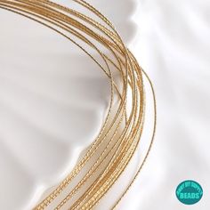 Kindly Note: this is real gold plated jewelry wire,it is not that easy to get tarnished. ♨ Use:For Making Bracelet,necklace,usually use with the stone beads. See more Items: https://www.etsy.com/shop/Annieslittlethings ♨ Color: Gold ♨ Shipping: Dear,Customer,I usually ship the Item through E-pack (the updrade China Post) It will take 2-3 Weeks to US It will take 2-4 Weeks to other countries Wire Jewerly, Pumpkin Bead, Wire Diy, Pearl Clasp, Twisted Wire, Clear Quartz Crystal, Brass Material, Bead Caps, Natural Beads