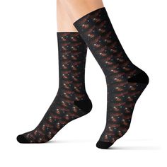 Keep your astronomer's feet warm with these Sublimation Socks feature stunning Horsehead Nebula pattern. With a super soft fleece lining, all-over print, and crew length, these socks provide excellent protection and warmth for your feet. Perfect for space enthusiasts and those who appreciate unique cosmic designs. Great for gifting on birthdays, holidays, or any special occasion. Product features - Fleece lining for extra comfort - All over print for a bold look - Crew length for calf muscle cov Universe Design, Horsehead Nebula, Celestial Pattern, Sublimation Socks, Space Nebula, Calf Muscles, Galaxy Print, Knee High Socks, Socks And Hosiery