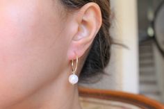 "Classic, minimalist, everyday, trendy earrings. DESIGN: Dangling / Hoops / Drops MATERIALS: Metal: 14k Goldfilled Stone: Freshwater Pearl DETAILS: Earring Type: Hoops Shape: Potato, Round Dimension of the Pearl: 7 - 8 mm Height: approx 11 mm Diameter of the Hoops: 20 mm Total Length: approx 31 mm Please take note that any stones and pearls are naturally imperfect. ------------------------------------------------------------------------------------------------------------------------------------ Modern Hypoallergenic Pearl Earrings For Everyday, Minimalist Everyday Hoop Pearl Earrings, Modern Pearl Earrings With Ear Wire For Everyday, Everyday Round Pearl Earrings With Ear Wire, Minimalist Pearl Hoop Earrings, Elegant Everyday Hoop Earrings With Simple Design, 14k Gold Pearl Earrings For Everyday, Everyday 14k Gold Pearl Earrings With Ear Wire, Elegant Simple Hoop Earrings For Everyday