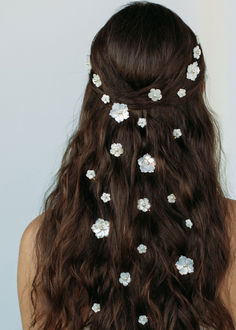 Jennifer Behr Zia Bobby Pin Set Flower Pedals, Flower Crown Hairstyle, Luxury Hair Accessories, Jennifer Behr, Styling Inspiration, Bobby Pin, Luxury Hair, Bridal Hair Pins, Flower Clip