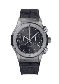 Titanium Classic Fushion Racing Grey Chronograph Titanium 42mm Featuring Racing,grey Dial On Alligator Strap Cosmograph Daytona, Sky Dweller, Sea Dweller, Jaeger Lecoultre, Oyster Perpetual, Ring Pendant Necklace, Custom Jewelry Design, Rolex Datejust, Chronograph