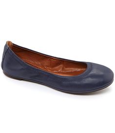 Lucky Brand Emmie Ballet Flats Womens Flats Ballet Flats, Leather Slip-ons With Round Toe, Fitted Leather Slip-ons With Round Toe, Medium Width Slip-on Flats With Stitched Sole, Leather Slip-ons With Cushioned Footbed, Medium Width, Fitted Leather Flats With Rubber Sole, Leather Flats Women, Best Flats, Low Heel Pumps