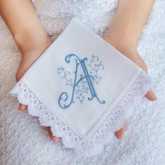 Personalized Monogrammed handkerchief. Great idea for Bridal Party gifts & Bridal shower favours SIZE • 14.5 x 14.5– 37 cm x 37 cmMATERIALS •  Cotton – BatistaEMBROIDERED monogramPossible variations in the color combination.All wedding handkerchief:♥ Mother of the Bridehttps://www.etsy.com/shop/llemio?ref=l2-shopheader-name§ion_id=22854379♥ Mother of the Groomhttps://www.etsy.com/shop/llemio?ref=l2-shopheader-name§ion_id=22842312♥ Father of the Groom/Bridehttps://www.etsy.com/shop/llemio?ref Elegant Monogrammed Handkerchiefs For Weddings, Elegant Monogram Handkerchiefs For Wedding, Wedding Cotton Handkerchief With Machine Embroidery, Elegant Customizable Handkerchiefs For Bridesmaid Gift, Embroidered White Handkerchiefs For Bridesmaids, White Embroidered Handkerchiefs For Bridesmaid Gift, Personalized Elegant Handkerchiefs For Bridal Shower, Elegant Personalized Handkerchiefs For Bridal Shower, White Monogrammed Handkerchiefs For Gift