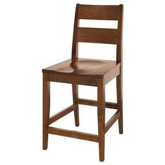 Amish USA Made Handcrafted Carson Bar Chair sold by Online Amish Furniture LLC Wooden Chair Plans, French Bistro Chairs, Mission Furniture, Bar Counter Stools, Hardwood Furniture, Breakfast Nooks, Home Bars, Amish Furniture, French Bistro