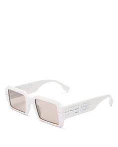 Fendi Square Sunglasses, 52mm Fendi Square Sunglasses, Luxury White Sunglasses For Spring, Square Sunglasses, Fendi, Jewelry Accessories, In Store, Buy Online, Pick Up, Sunglasses