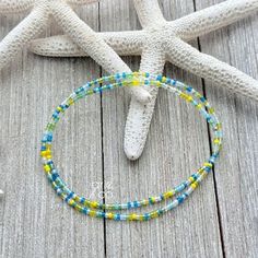 Dainty Multi Color Green Stretchy  Beaded Anklet Bracelet, Minimalist Anklet Bracelet, Double Stretchy Anklet Inspired by the Sunny Beaches in Florida and the Caribbean! B A H A M A S - This dainty and double stretchy anklet is made with multi color greens crystal beads and a strong elastic cord.   This dainty anklet looks great by itself or layered with another piece.  The anklet has no clasp, just slips over your fit and comfortably adjust to your ankle. You can choose your size from the dropd Minimalist Anklet, Beaches In Florida, Dainty Anklet, Diy Friendship Bracelets Tutorial, Bracelets Tutorial, Friendship Bracelets Tutorial, Beaded Anklet, Bracelet Minimalist, Friendship Bracelets Diy