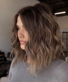 50 Light Brown Hair Inspirations to Excite Envy Throughout 2023 Brown Lob Hair, Dip Dye Hair Brown, Brown Balayage Bob, Light Brown Hair Dye, Brown Lob, Ashy Brown, Ashy Hair