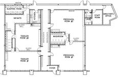 the floor plan for a two story house