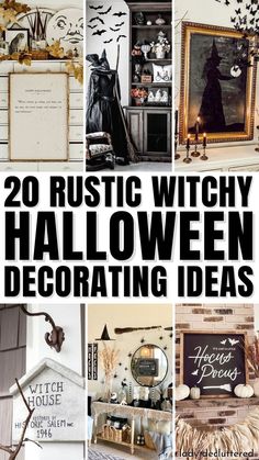 20 rustic witchy halloween decorating ideas