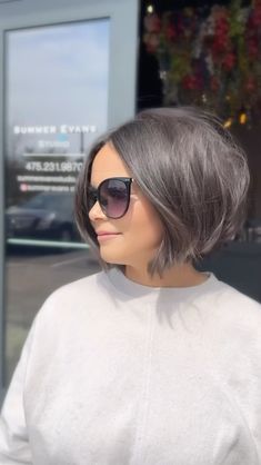 Instagram Frankie Sandford Hair, Hip Hair, Lisa Hair, Frankie Sandford, Grey Bob, Fabulous Hair, Haircut And Color, Hair Makeover, Hair Fashion