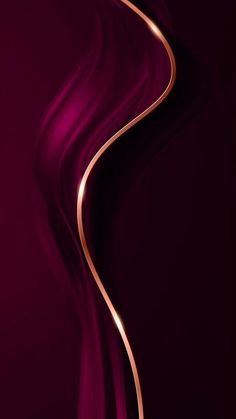 an abstract purple and gold background with wavy lines in the center, as well as a curved curve