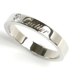 Used Cartier Pt950 Platinum Engraved 1p Diamond Ring B4051351 Size 11 51 4.9g Women's (Sku: Gzl139j9) === General === Brand : Cartier === Design === Type : Band Ring Gender : Women Material : Platinum 950 === Size === Other Size : 11 === Included Items === Accessories : None Accessories Notice : Before Purchasing, Please Refer To The Images Of The Accessories Included With The Item. === Condition === Condition : Used (Good) Ranking : Rank Ab Used - Traces Of Usage, Scratches / Dirt Can Be Seen B Cartier Jewelry, Woman Colour, Cartier, Luxury Branding, Band Rings, Diamond Ring, Platinum, Women Jewelry, Band