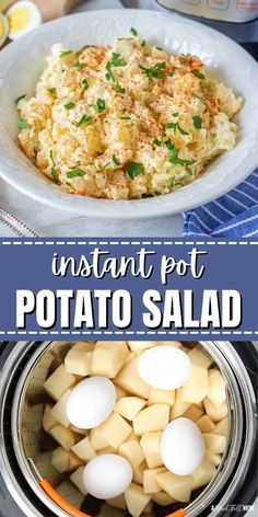 instant pot potato salad is an easy and delicious side dish that's ready in under 30 minutes