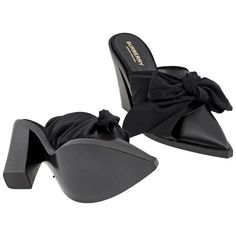 Burberry Ladies Heels. SKU: 8028301. Color: Black. Burberry Black Tillington Ankle-wrap Point-toe Mules. A pair of point-toe mules topped with a wraparound strap that ties at the ankle, leather sole and a block heel with 10cm/3.9inch height. Please visit the brand website for sizing information. Burberry Shoes Women, Ladies Heels, Brand Website, Burberry Black, Burberry Shoes, Ankle Wrap, Personal Shopping, Womens Heels, Shoe Collection