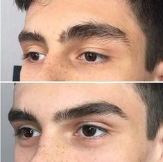 Olha que designer de sobrancelhas perfeito gente sobrancelha / sobrancelhas perfeitas / sobrancelhas maravilhosas / designer de sobrancelhas / eyebrow / estética facial / beleza / autoestima / Guys With Thick Eyebrows, Men Eyebrows Shaping, Thick Eyebrows Men, Men's Eyebrows, Boys Eyebrows