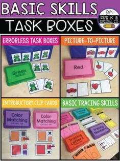 the basic skills for making task boxes