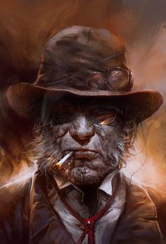 Wasteland 2, Weird West, Typography Tattoo, Digital Portraits, Music Painting, Digital Portrait Art, Arte Horror, Dieselpunk, Digital Portrait