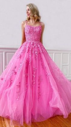 Rosa Barbie, Organza Lace, Prom Dresses Black, Prom Dresses Black Girls Slay, Best Prom Dresses, Prom Outfits, Looks Black, A Line Gown