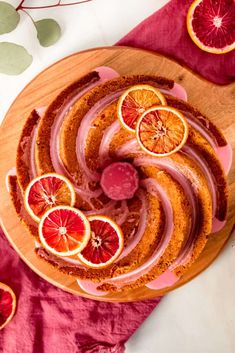 Blood Orange Olive Oil Pistachio Bundt Cake - The Little Vintage Baking Company Cake Magic