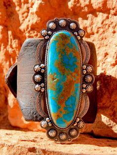 Silver Turquoise Jewelry, Southwest Jewelry, Navajo Jewelry, Turquoise Leather, Native Jewelry, Silver Jewellery Sets, Southwestern Jewelry, Turquoise Cuff, Jewelry Making Charms