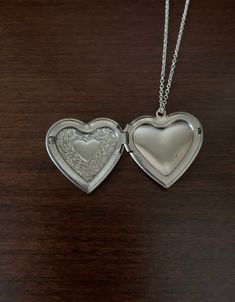 vintage heart locket, heart locket, heart necklace, vintage locket, love locket, silver locket, gifts for mom, gift for her, gifts for women, gift for sister, gift for grandma, heart gifts, silver necklace, necklace ★ Total Chain Length: 18 inches ★ Pendant Size: 1 inch ★ Want to see more? Please click on: kmsupplies.etsy.com 16 Heart Cut Locket Necklace For Anniversary, Personalized Heart Pendant Locket Necklace For Mom, Heart Pendant Locket Necklace For Mom, Vintage Engraved Heart Necklace For Anniversary, Valentine's Day Gift Locket Necklace For Mom, Vintage Heart Locket Necklace For Mother's Day, Vintage Silver Heart Pendant Charm Necklace, Open Heart Locket Necklace For Keepsake, Vintage Silver Charm Necklace With Heart Pendant