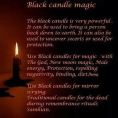 Black candle magic Black Candle Magic, Black Candles Magic, Wicca Candles, Wiccan Candle, Sage Candle