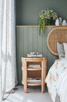 Lantana Rattan Side Table Love Tree Interiors Country Cottages, Rattan Side Table, Store Image