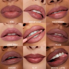 All 8 shades for plump, nude lips ✨ Girly Inspiration, Makeup Organizing, Budget Makeup, Lip Liner Set, Party Makeup Looks, Nude Lip Gloss, Casual Makeup