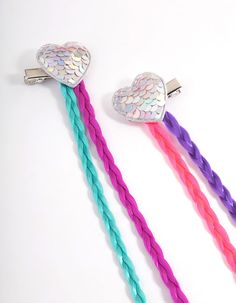 Get creative with the Lovisa Kids Collection! This playful and colourful range has a little something for everyone, kids and big kids at heart! This kids hair clip pack features two faux braided hair clips. | Lovisa Kids Mixed Metal Faux Heart Braided Hair Clips Pack Cheap Playful Hair Accessories For Party, Cheap Playful Multicolor Hair Accessories, Cheap Cute Hair Accessories For Playtime, Braided Hair String Extensions On Hair Tie For Kids, Braided Hair Clips, Hair Jewelry For Braids, Heart Braid, Kids At Heart, Cute Animal Quotes