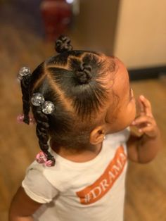 Hair Styles For Toddlers Black Hair, Short Toddler Hairstyles Black, Black Babies Hairstyles Infant, Baby Girl Hairstyles Black, Black Toddler Hairstyles Girl, Hairstyles For Black Toddlers, Baby Braid Styles