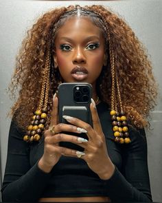 Brown Braids On Dark Skin, Waves Black Women, Fall Braids, Hairstyles Trending, Braids Hairstyles Pictures, Pretty Braided Hairstyles, Girls Hairstyles Braids, Hot Hair Styles