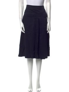 Maison Margiela SkirtBlueZip ClosureFit:Skirts by Maison Margiela typically fit true to size. Knee-length Pleated Wrap Skirt For Work, Formal Flared Skirt With Pockets, Knee-length Lined Skirt, Formal Knee-length Gathered Skirt, Formal Full Skirt Bottoms With Pockets, Formal Full Skirt With Pockets, Formal Relaxed Skirted Bottoms, Formal Relaxed Fit Skirted Bottoms, Fitted Knee-length Cargo Skirt With Lining