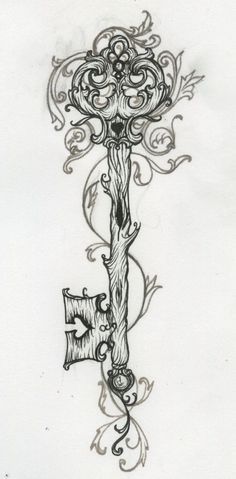 a drawing of a tree with an arrow on it's trunk and the word love written